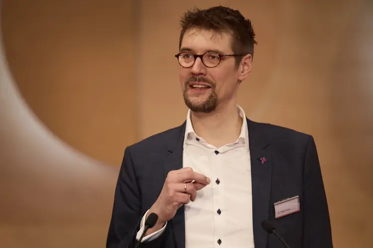 Herbsttagung der Württembergischen evangelischen Landessynode im Hospitalhof.