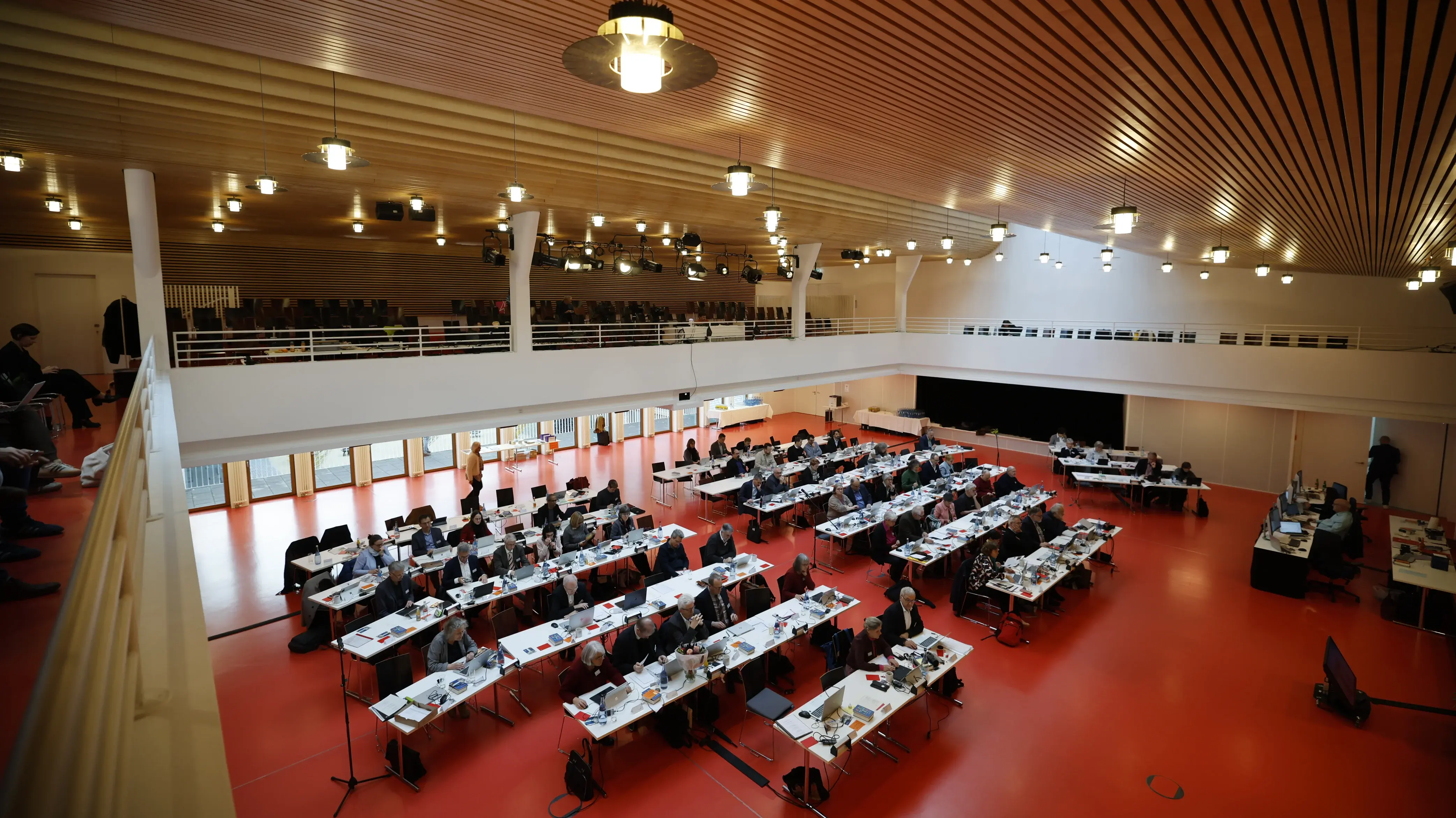 Herbsttagung der Württembergischen evangelischen Landessynode im Hospitalhof.