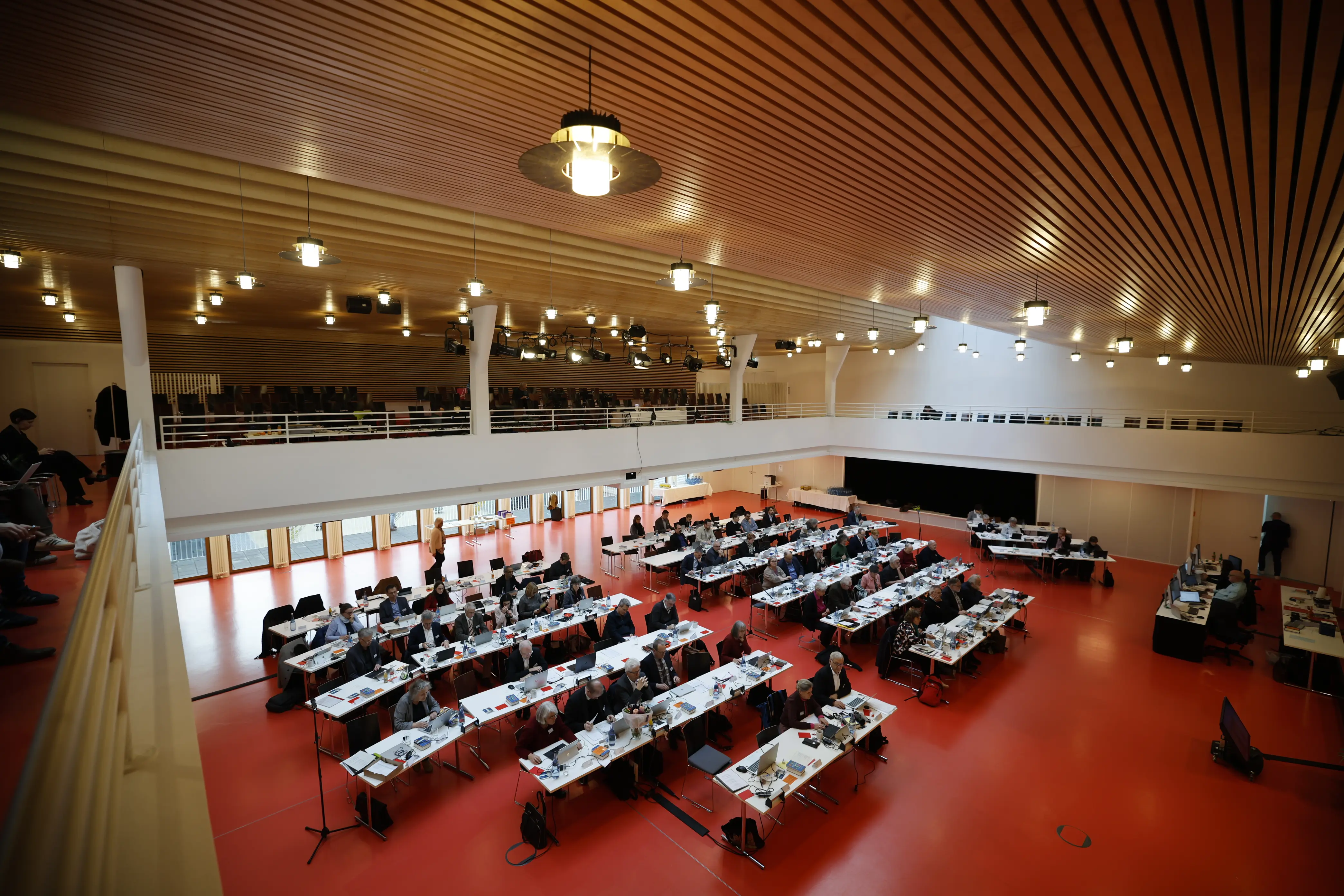 Herbsttagung der Württembergischen evangelischen Landessynode im Hospitalhof.