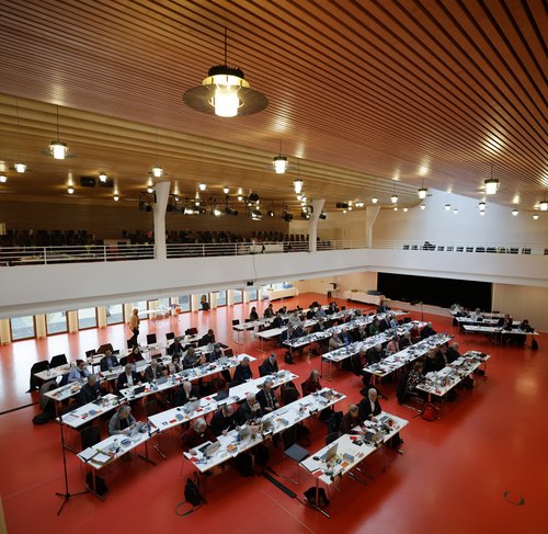 Herbsttagung der Württembergischen evangelischen Landessynode im Hospitalhof.