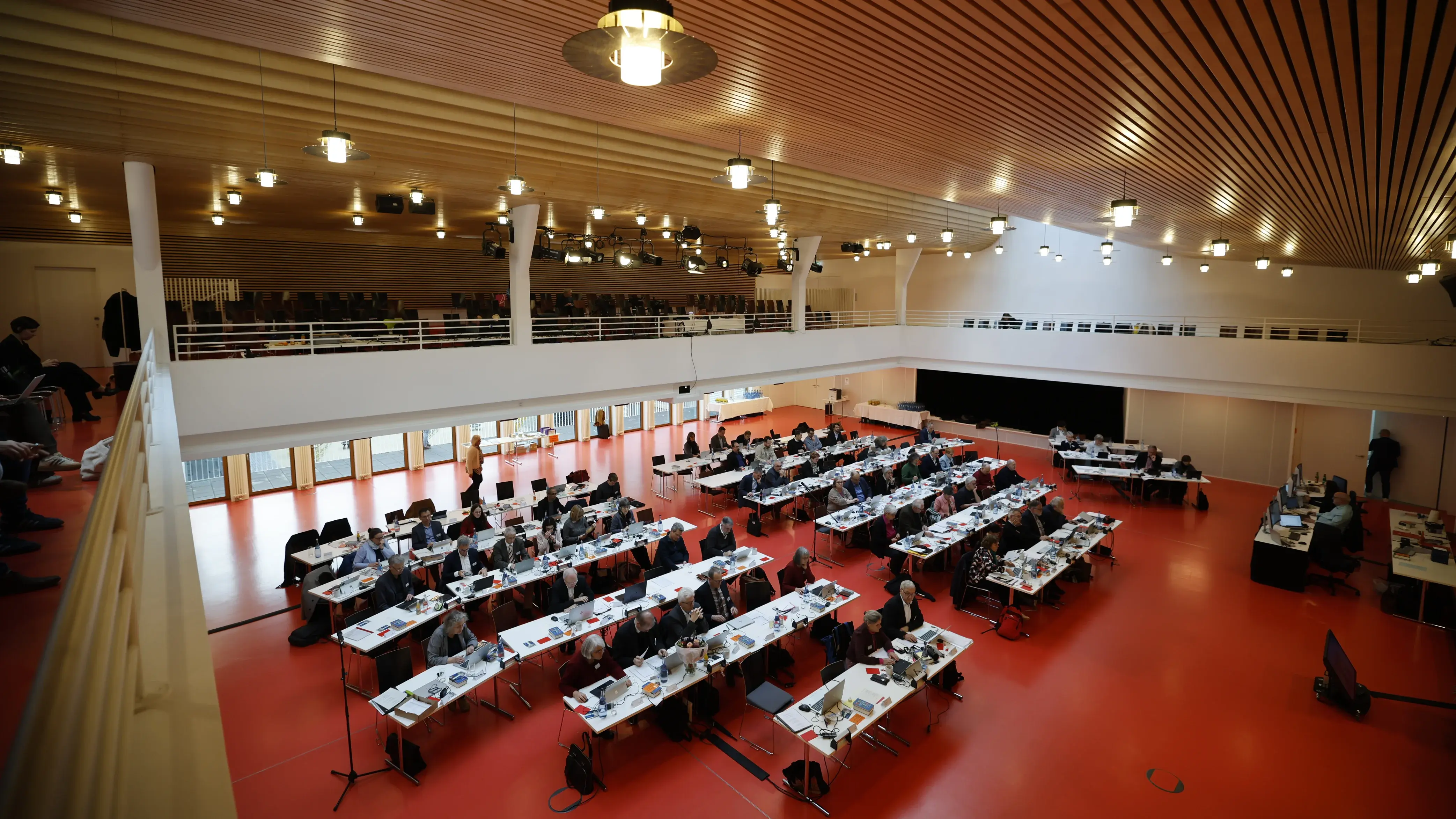 Herbsttagung der Württembergischen evangelischen Landessynode im Hospitalhof.