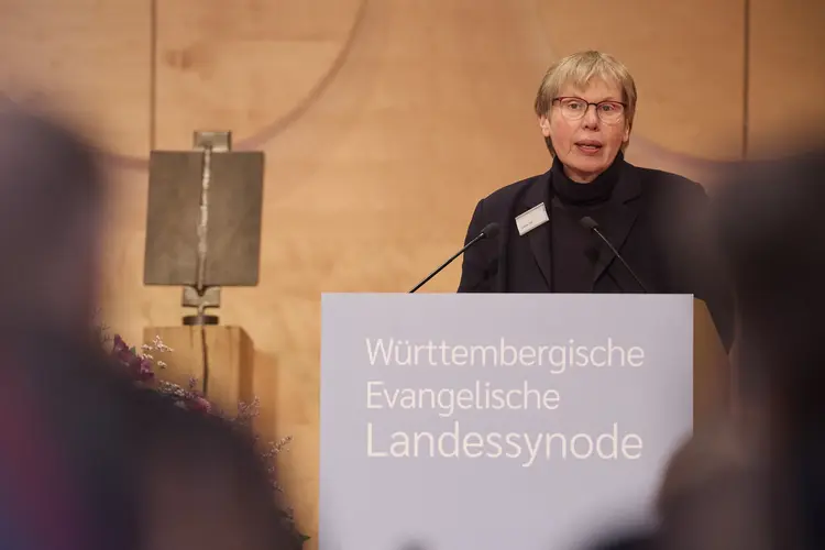 Herbsttagung der Württembergischen evangelischen Landessynode im Hospitalhof.