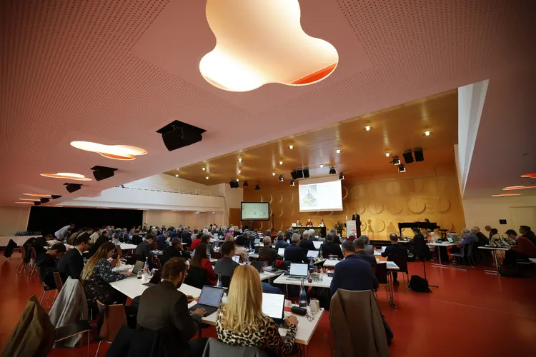 Herbsttagung der Württembergischen evangelischen Landessynode im Hospitalhof.